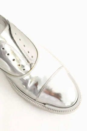 Chaussures à lacets Barbara Bui Argent en Cuir