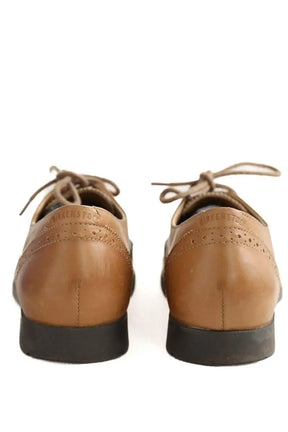 Chaussures à lacets Birkenstock Camel en Cuir