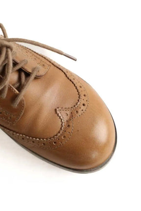 Chaussures à lacets Birkenstock Camel en Cuir
