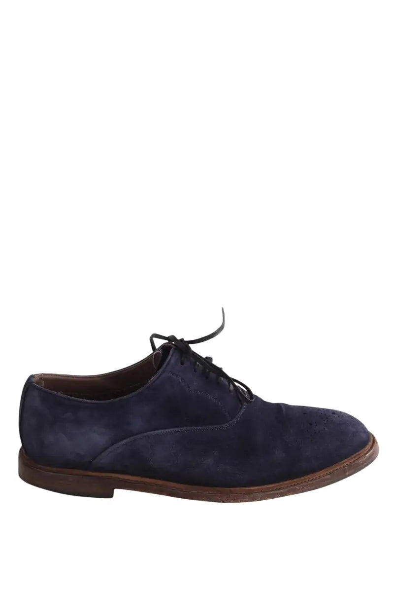 Chaussures à lacets Dolce & Gabbana Bleu en Daim, taille 43 - Seconde Main