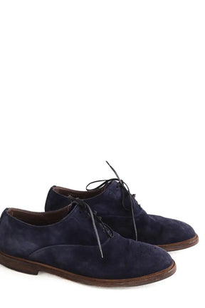 Chaussures à lacets Dolce & Gabbana Bleu en Daim
