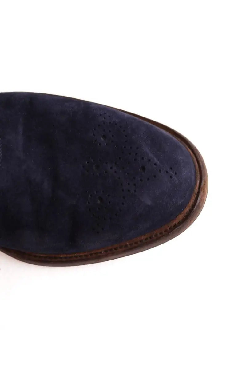 Chaussures à lacets Dolce & Gabbana Bleu en Daim
