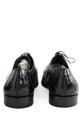Chaussures à lacets Dolce & Gabbana Noir en Cuirs exotiques