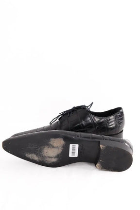 Chaussures à lacets Dolce & Gabbana Noir en Cuirs exotiques