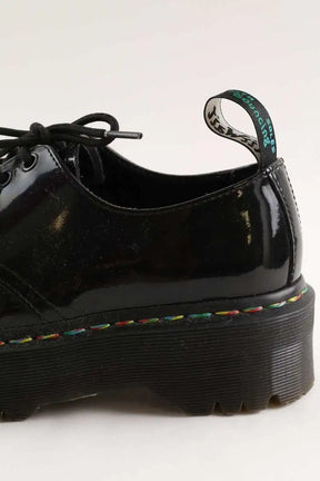 Chaussures à lacets Dr. Martens Noir en Cuir verni