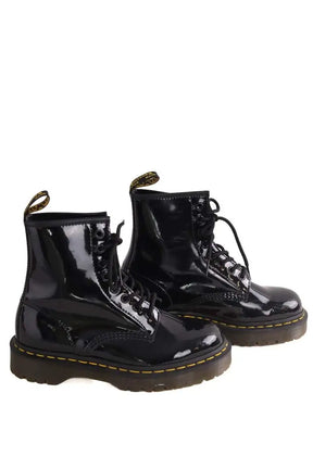 Chaussures à lacets Dr. Martens Noir en Cuir verni