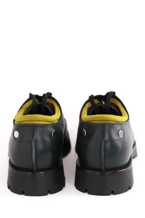 Chaussures à lacets Jil Sander Vert en Cuir