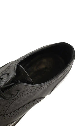 Chaussures à lacets Louis Vuitton Noir en Cuir