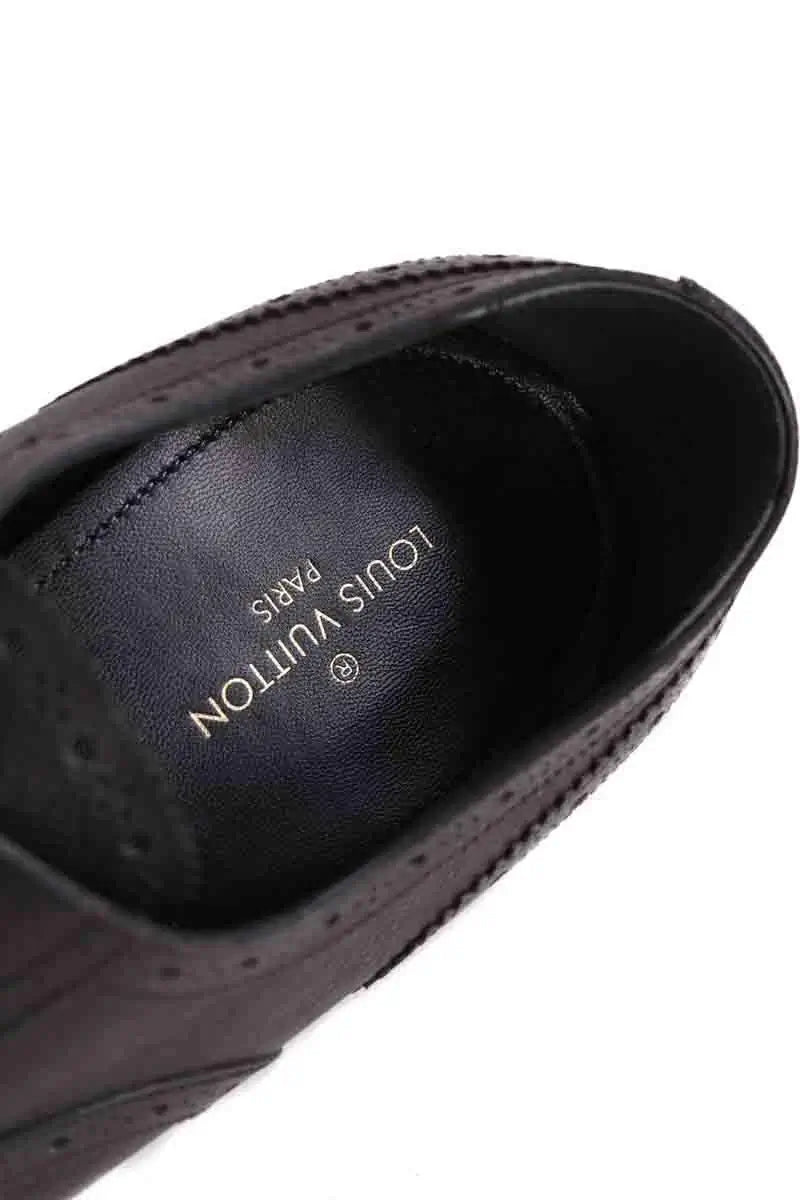 Chaussures à lacets Louis Vuitton Noir en Cuir