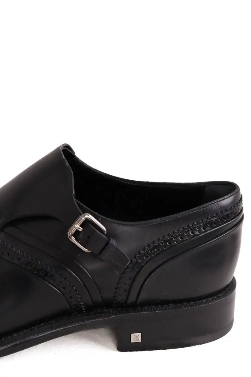 Chaussures à lacets Louis Vuitton Noir en Cuir