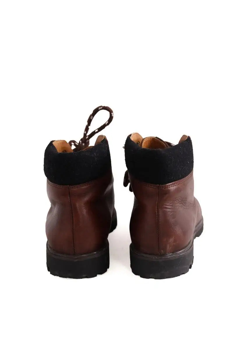 Chaussures à lacets Sézane Marron en Cuir