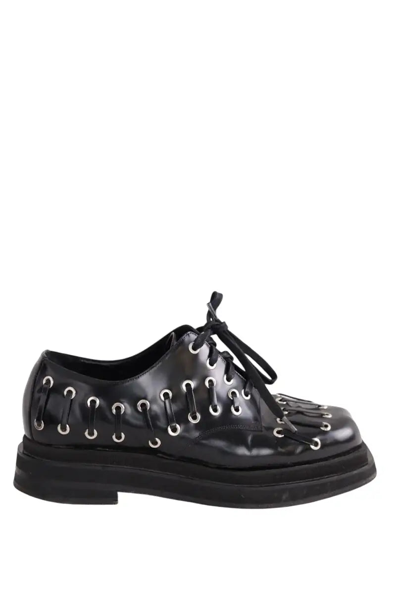 Chaussures à lacets Simone Rocha Noir en Cuir, taille 44 - Seconde Main