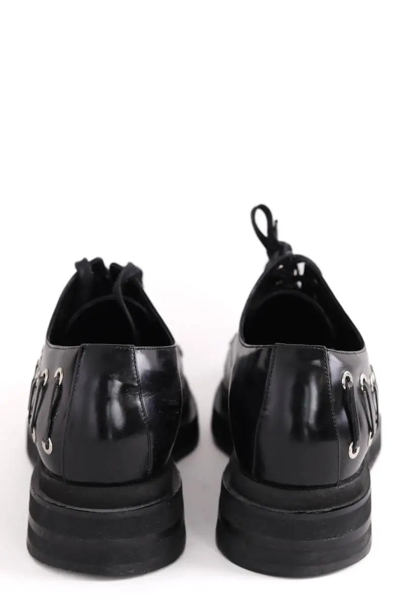 Chaussures à lacets Simone Rocha Noir en Cuir
