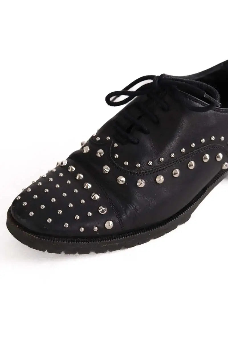 Chaussures à lacets The Kooples Noir en Cuir