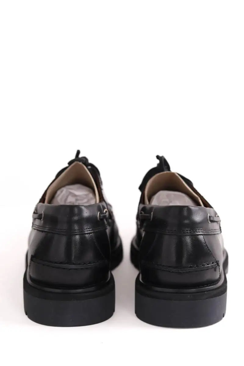Chaussures à lacets Vagabond Jay Noir en Cuir