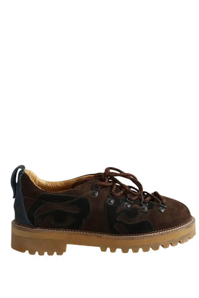 Chaussures à lacets Viga Marron en Daim, taille 44 - Seconde Main