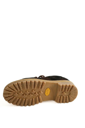 Chaussures à lacets Viga Marron en Daim
