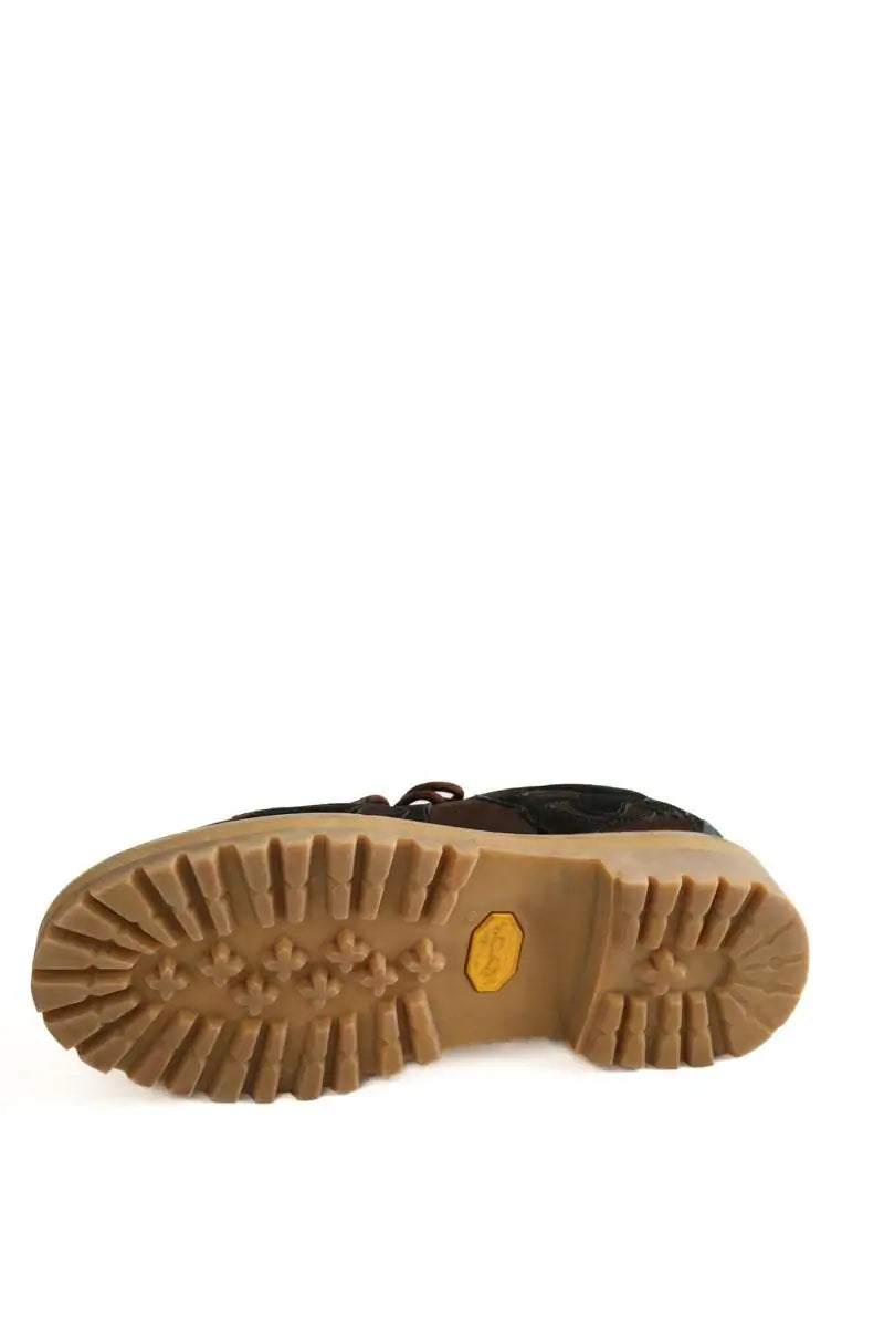 Chaussures à lacets Viga Marron en Daim