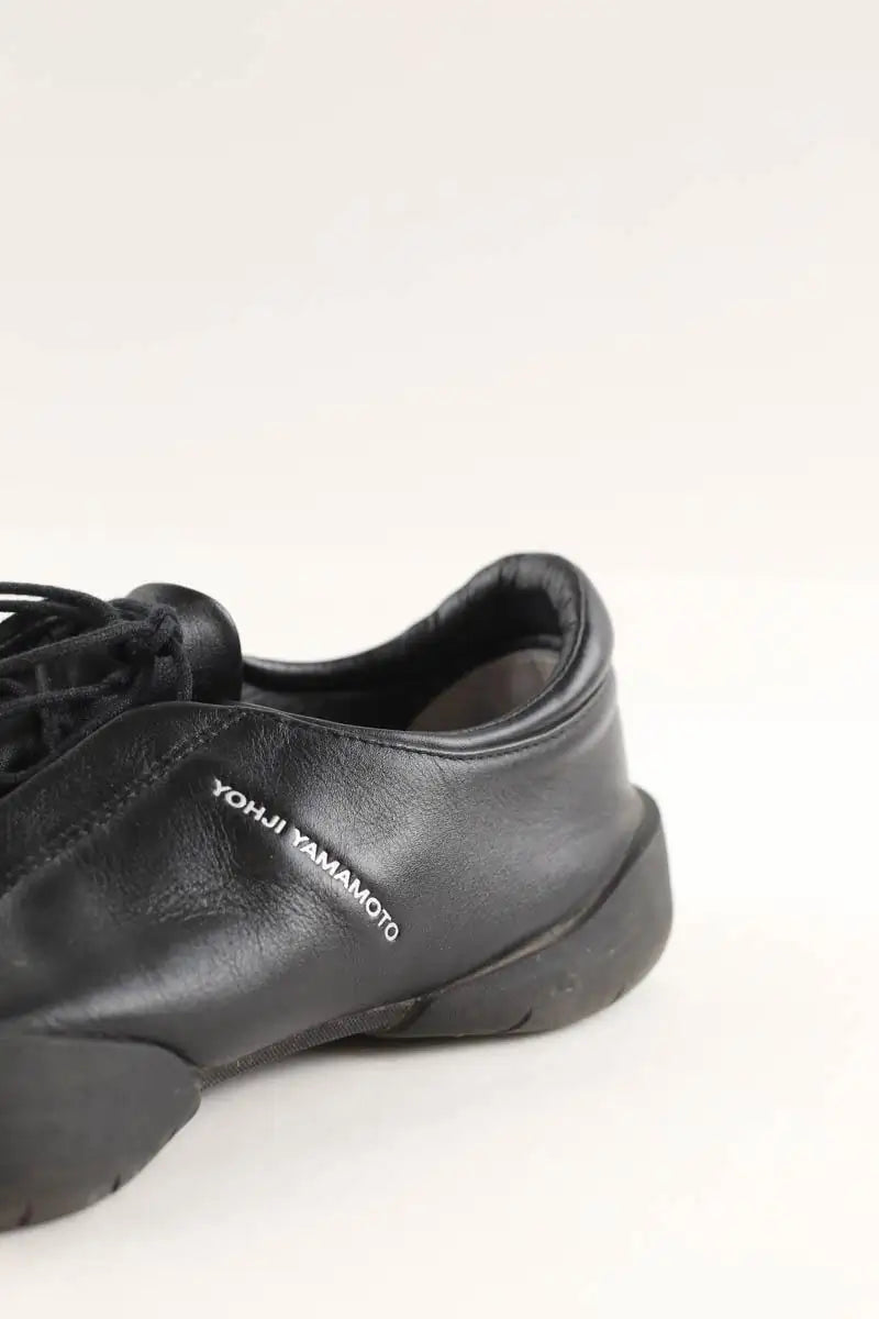 Chaussures à lacets Y-3 Noir en Cuir