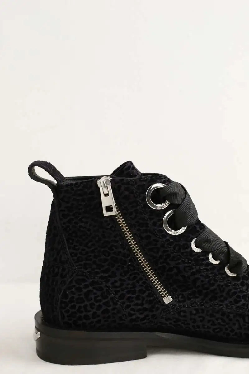 Chaussures à lacets Zadig & Voltaire Noir en Cuir