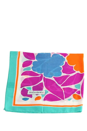 Chèche Yves Saint Laurent Multicolore en Coton - Seconde Main