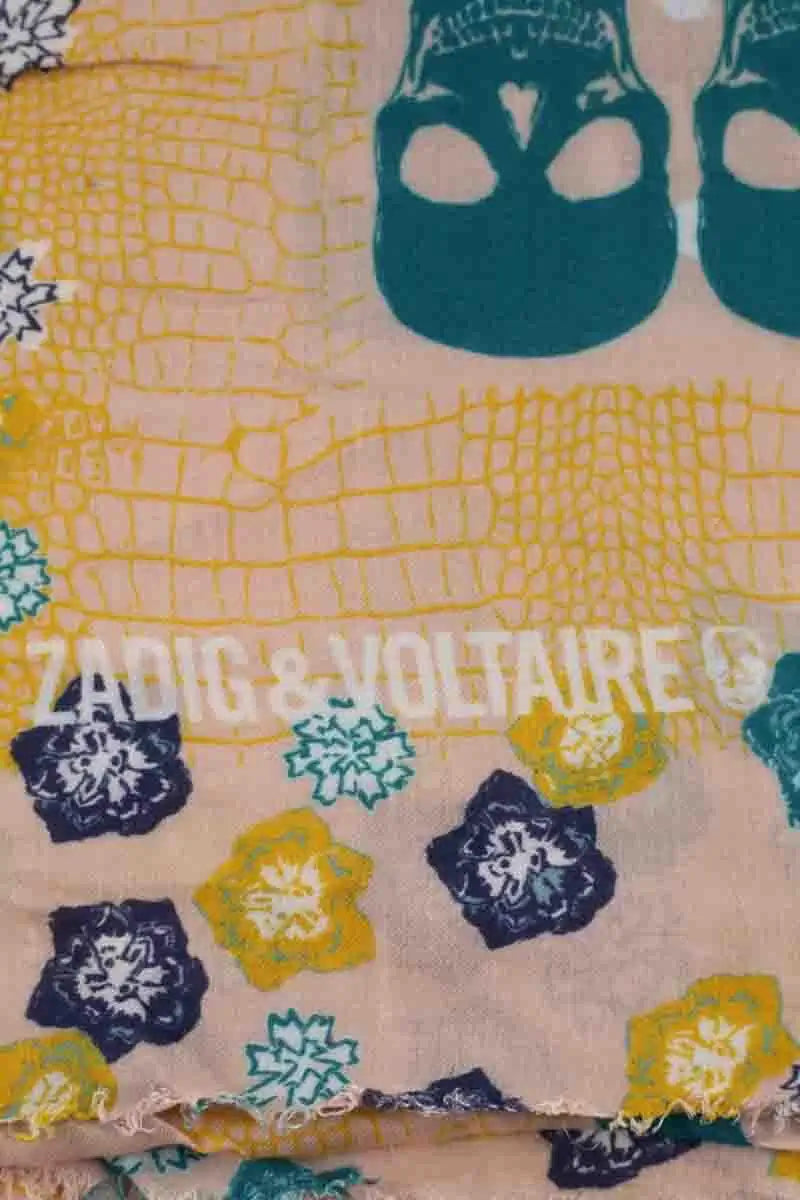 Chèche Zadig & Voltaire Rose en Cachemire