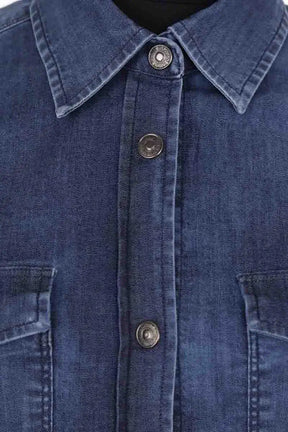 Chemise 7 For All Mankind Bleu en Coton