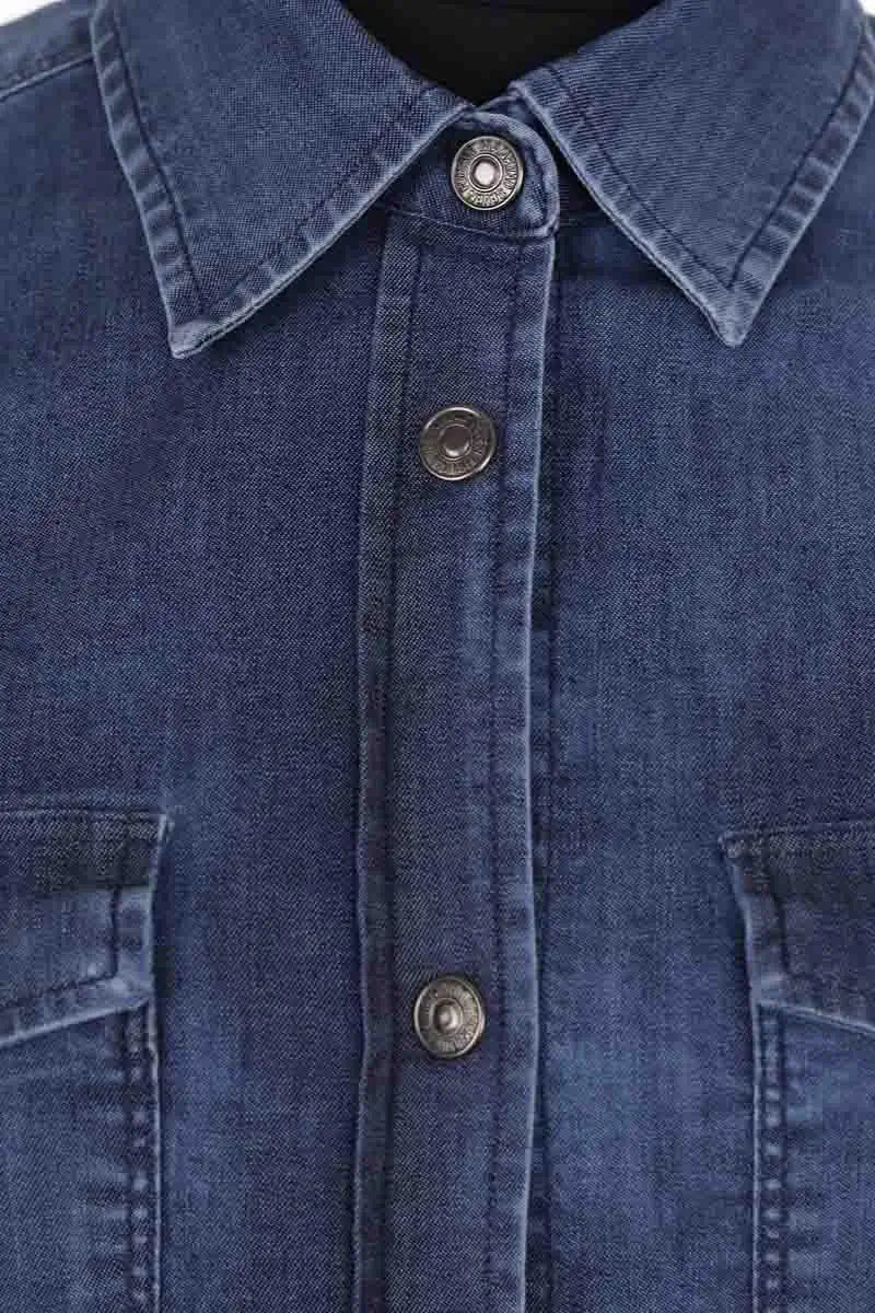 Chemise 7 For All Mankind Bleu en Coton