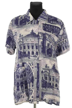 Chemise Acne Studios Bleu en Lin, taille S - Seconde Main