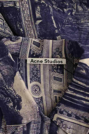 Chemise Acne Studios Bleu en Lin