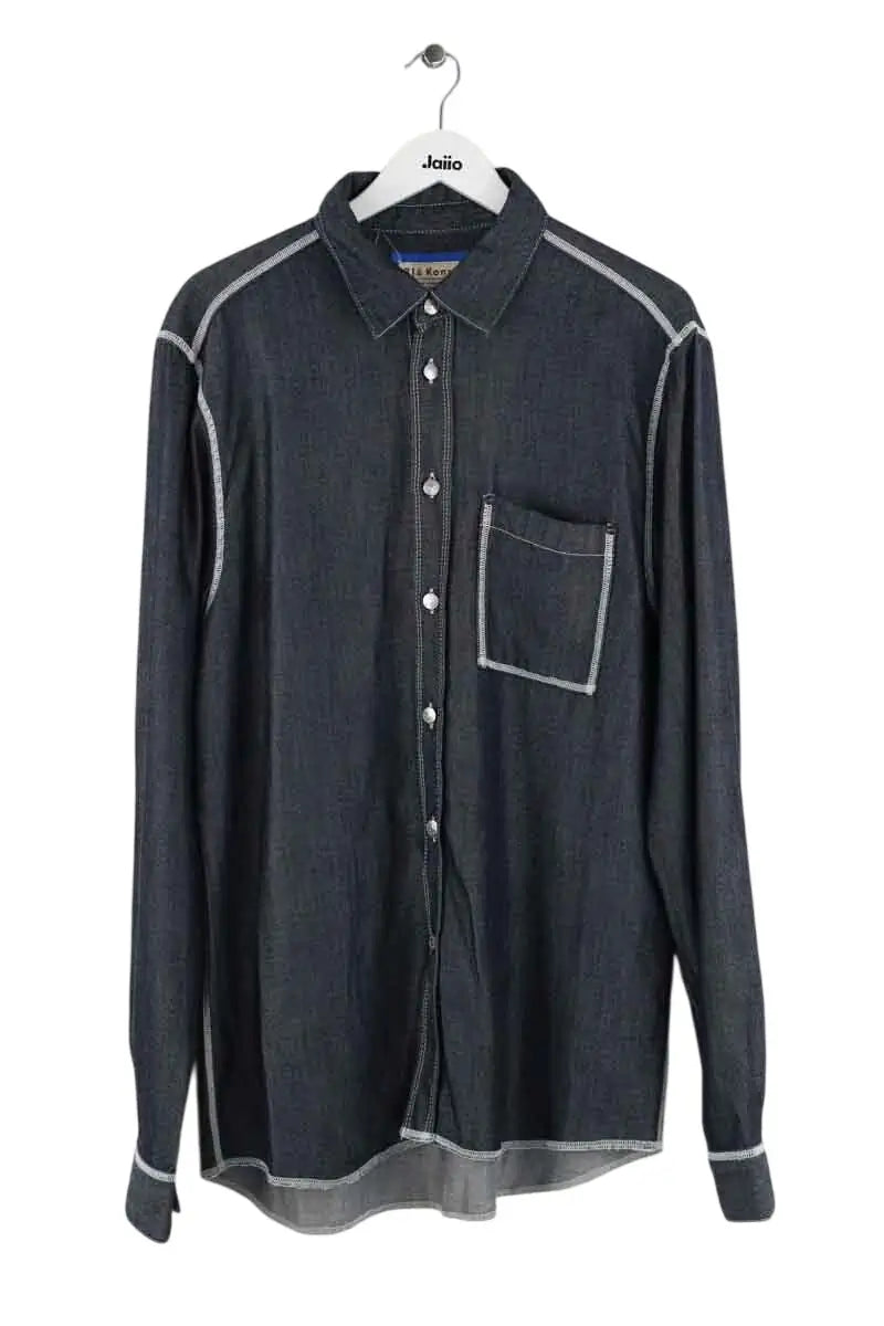 Chemise Acne Studios Bleu en Synthétique, taille XXL - Seconde Main