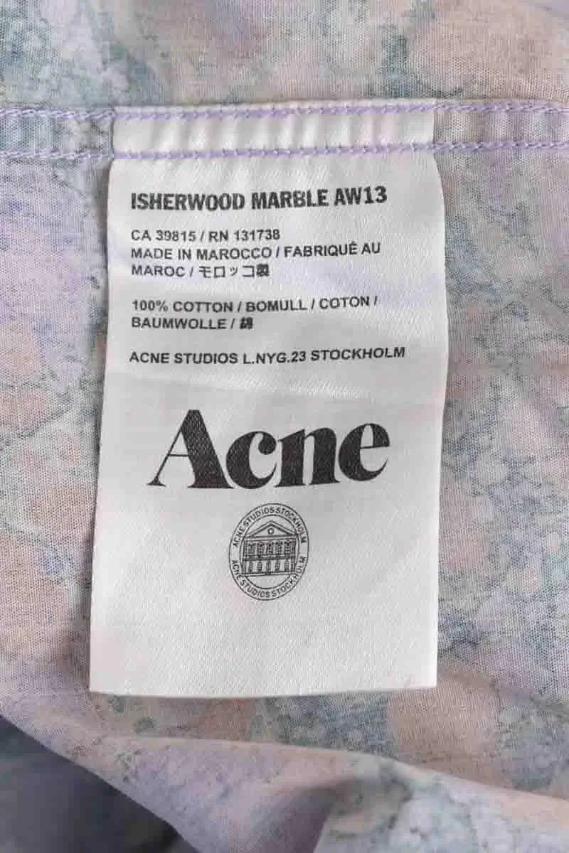 Chemise Acne Studios Multicolore en Coton