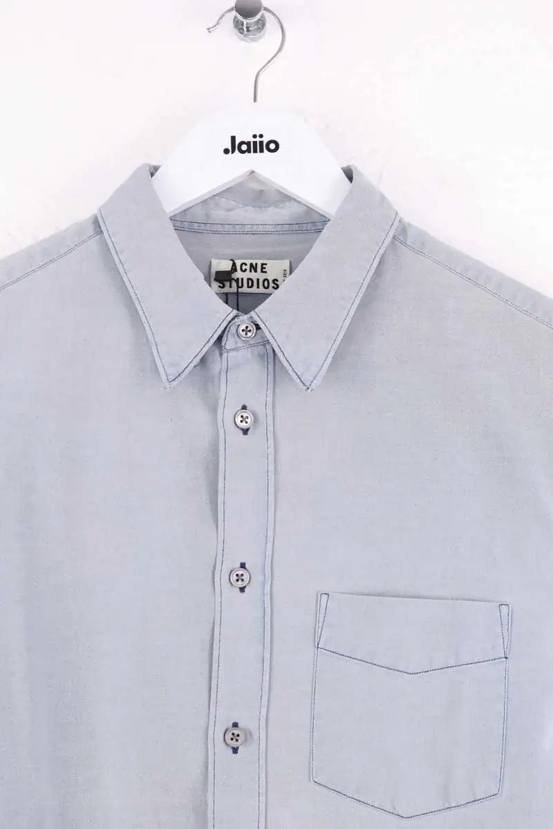 Chemise Acne Studios Twain Bleu en Coton
