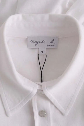 Chemise Agnès B. Blanc en Coton