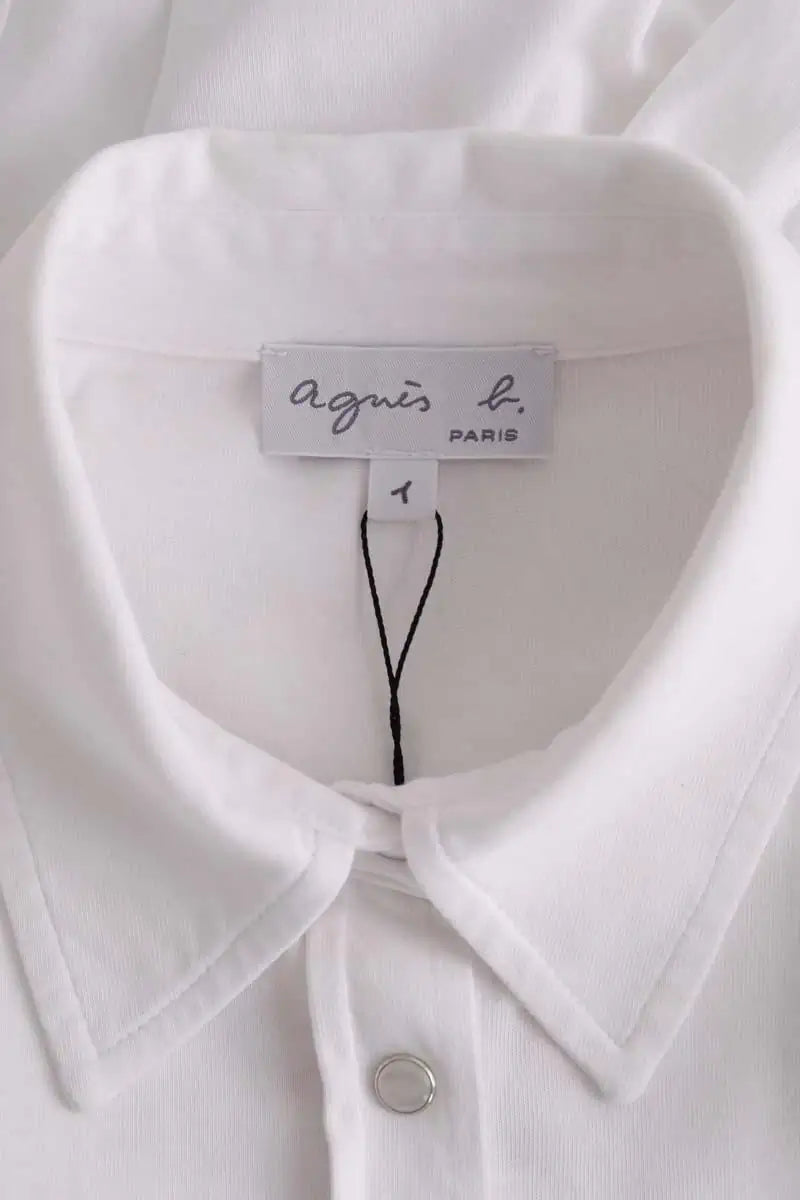 Chemise Agnès B. Blanc en Coton