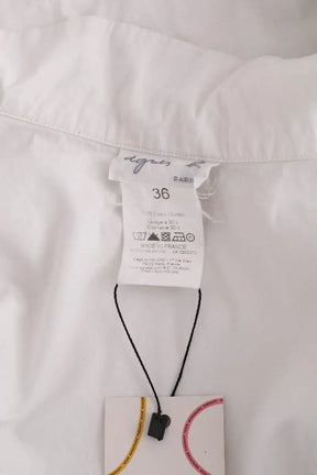Chemise Agnès B. Blanc en Coton