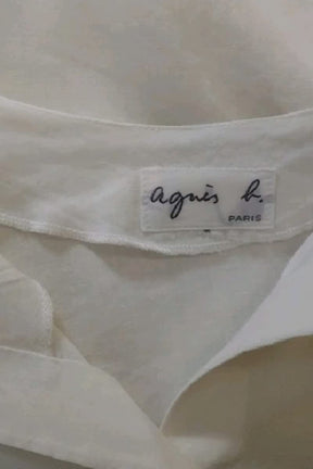 Chemise Agnès B. Blanc en Lin