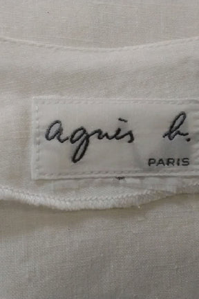 Chemise Agnès B. Blanc en Lin