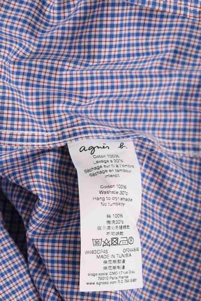 Chemise Agnès B. Bleu en Coton