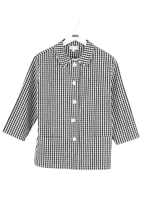 Chemise Agnès B. Noir en Coton, taille L - Seconde Main