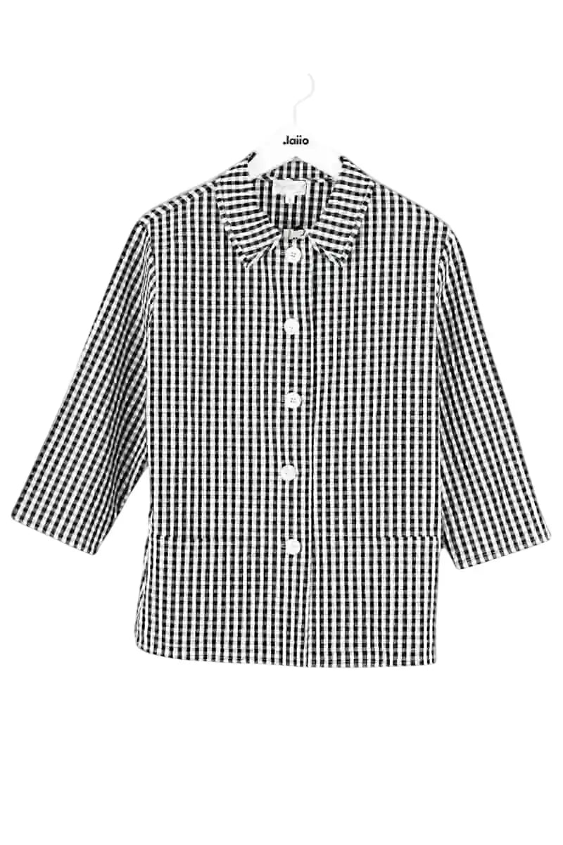 Chemise Agnès B. Noir en Coton, taille L - Seconde Main
