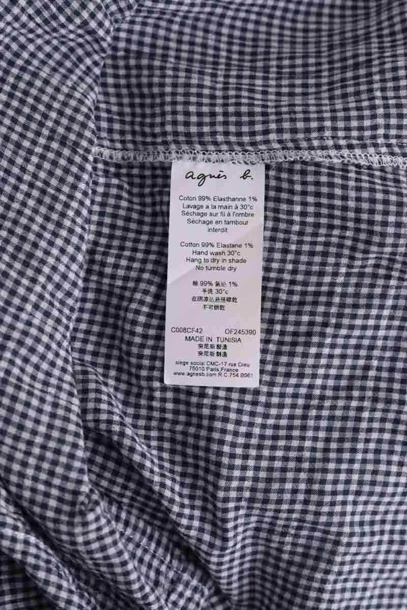 Chemise Agnès B. Noir en Coton