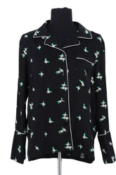 Chemise AKIRA NAKA Noir en Synthétique, taille S - Seconde Main