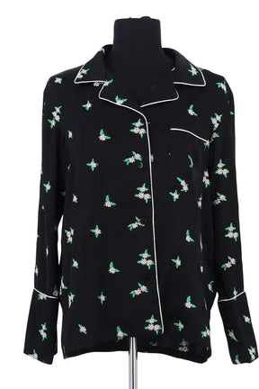 Chemise AKIRA NAKA Noir en Synthétique, taille S - Seconde Main