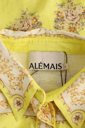 Chemise Alemais Jaune en Coton