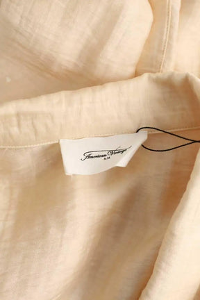 Chemise American Vintage Beige en Synthétique