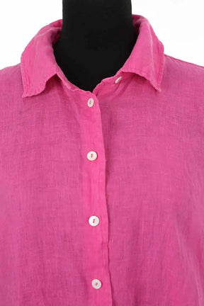 Chemise American Vintage Rose en Lin