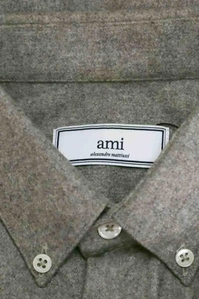 Chemise Ami Beige en Laine