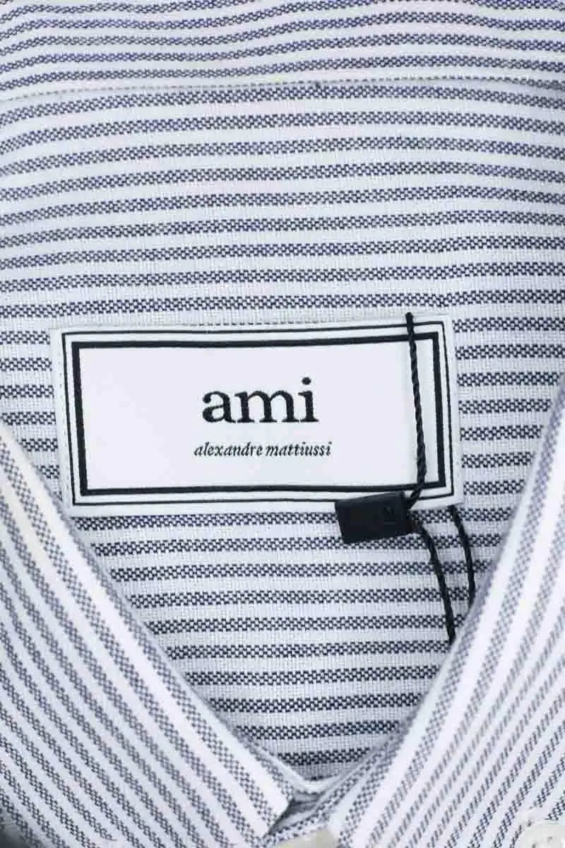 Chemise Ami Gris en Coton