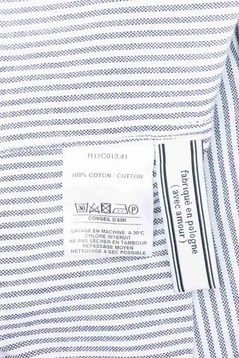 Chemise Ami Gris en Coton